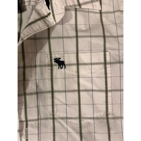 Abercrombie and Fitch XL‎ Striped Long Sleeve Button Front Shirt - Picture 4 of 5